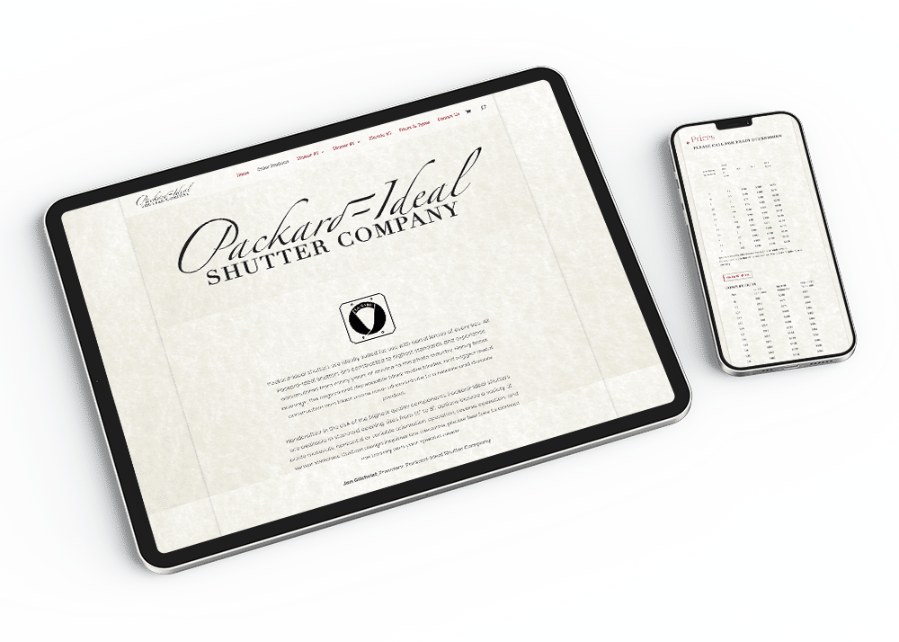 Packard Shutter-Responsive Packard Shutter-Responsive